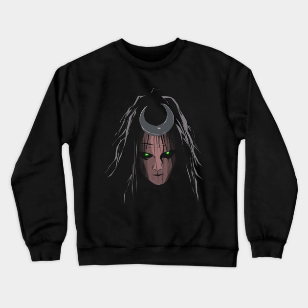 the witch inside Crewneck Sweatshirt by k4k7uz